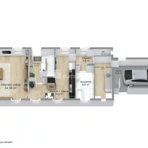 půdorys rodinného domu Oloví Sokolov